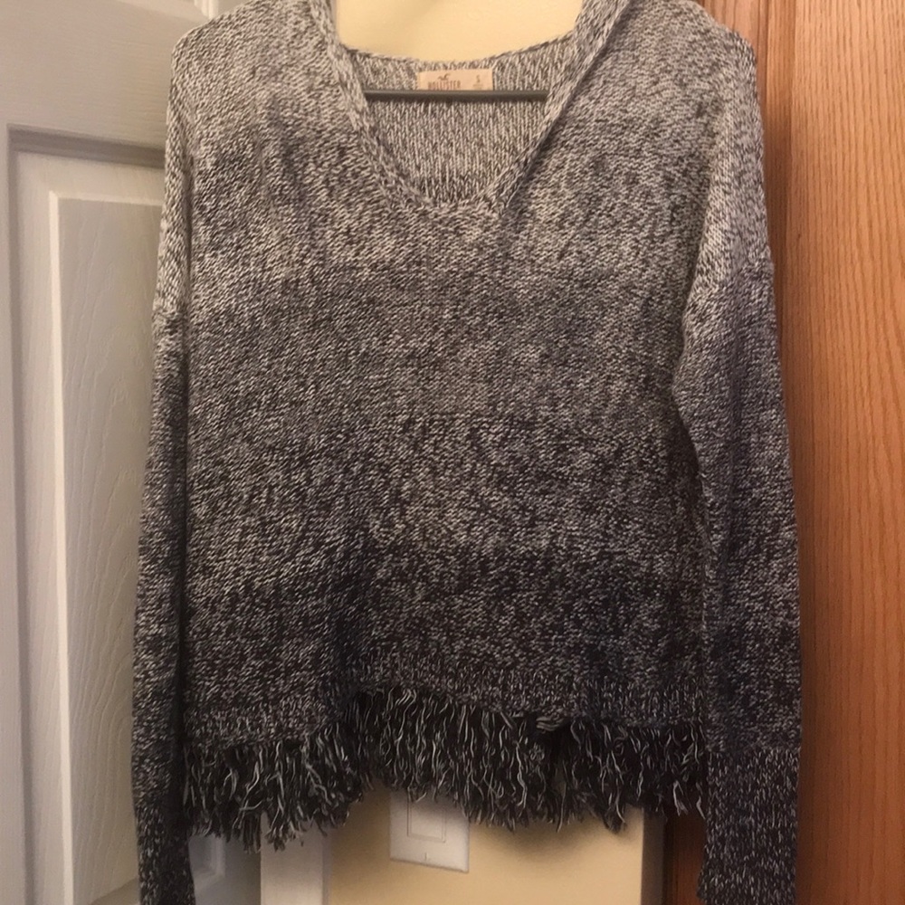 Hooded Hollister Knit Sweater